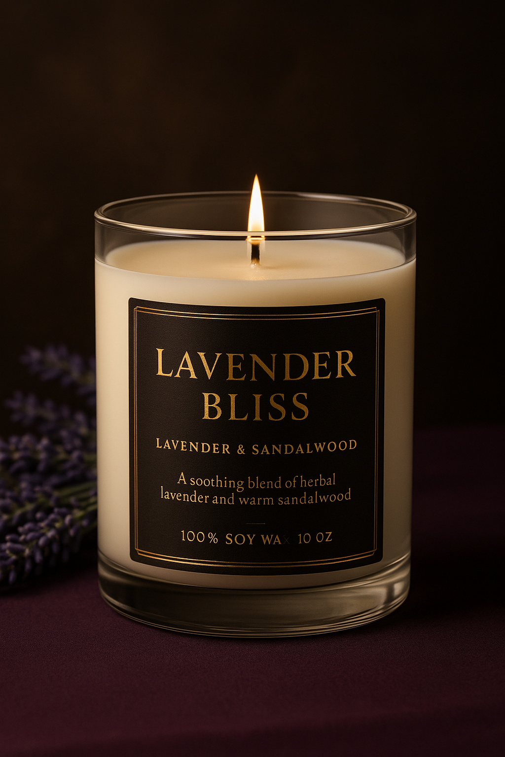 Lavender Bliss Candle – 10 oz