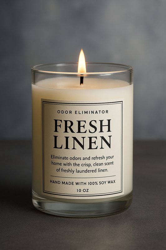 Fresh Linen Candle – 10 oz